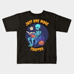 just one more chapter halloween Kids T-Shirt